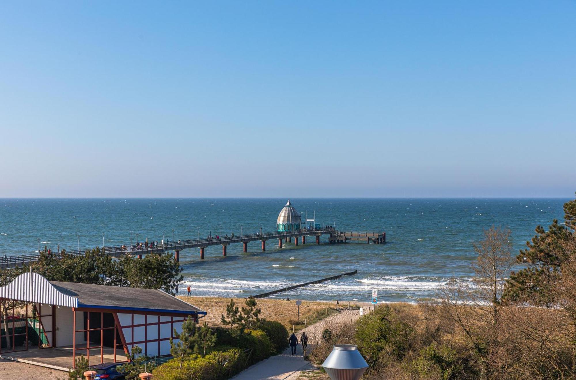 Krosse Krabbe An Der Seebruecke Zingst Bagian luar foto